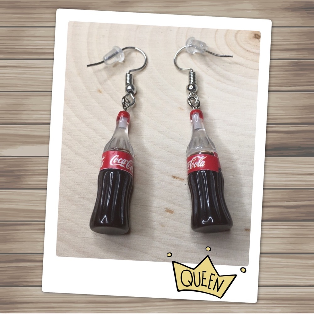 Coca Cola Bottle Earrings - Picture 4 of 7